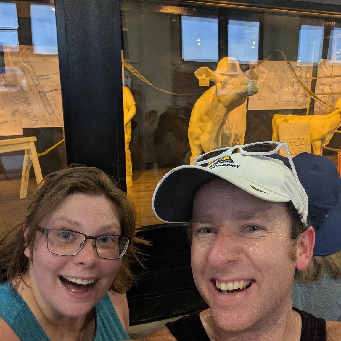Our first butter cow