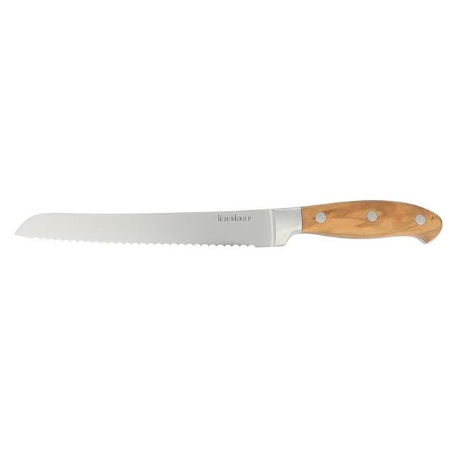 Bloomhouse - Oprah's Favorite Things - 8 Inch German Steel Bread Knife W/Italian Olive Wood Forged Handle