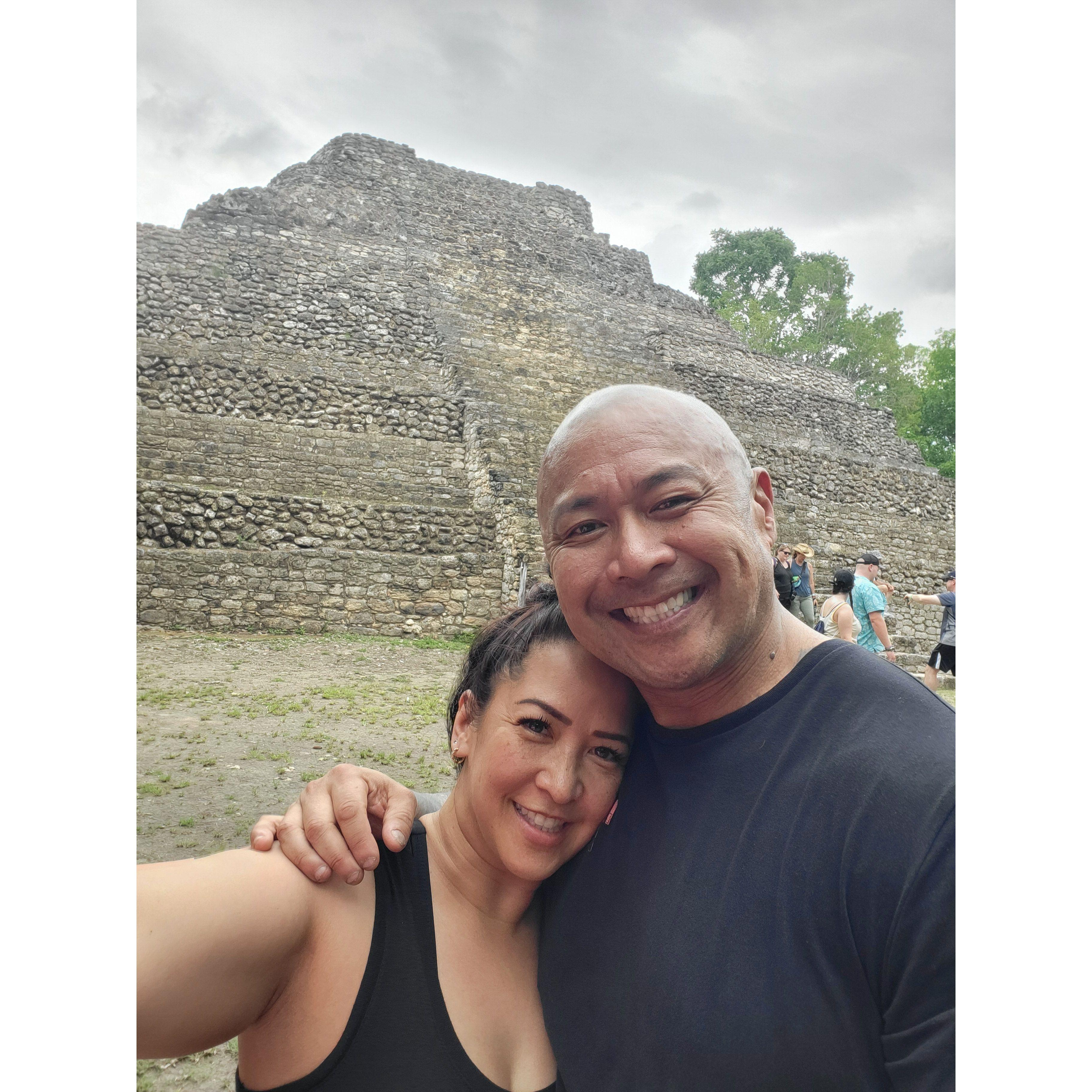 Our first Mayan Ruins visit