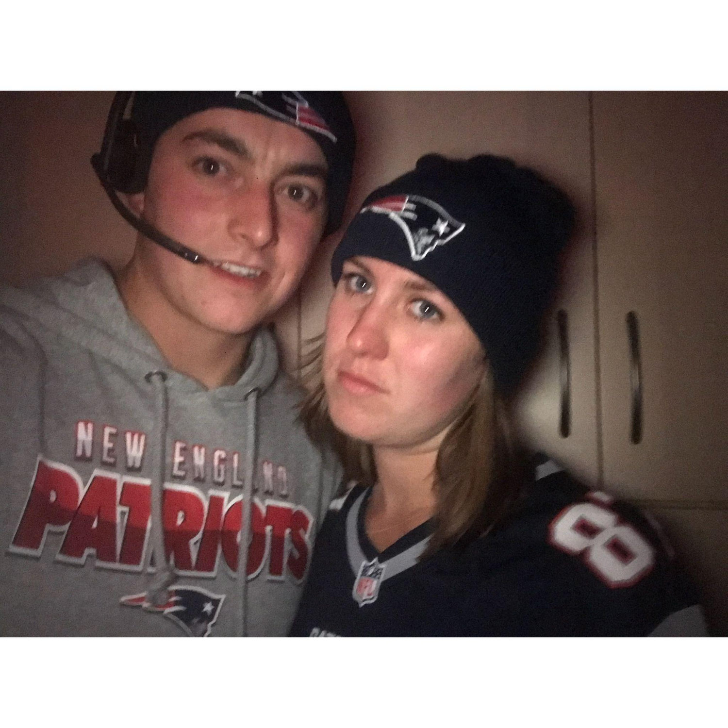 Bill Belichick & his fave player.