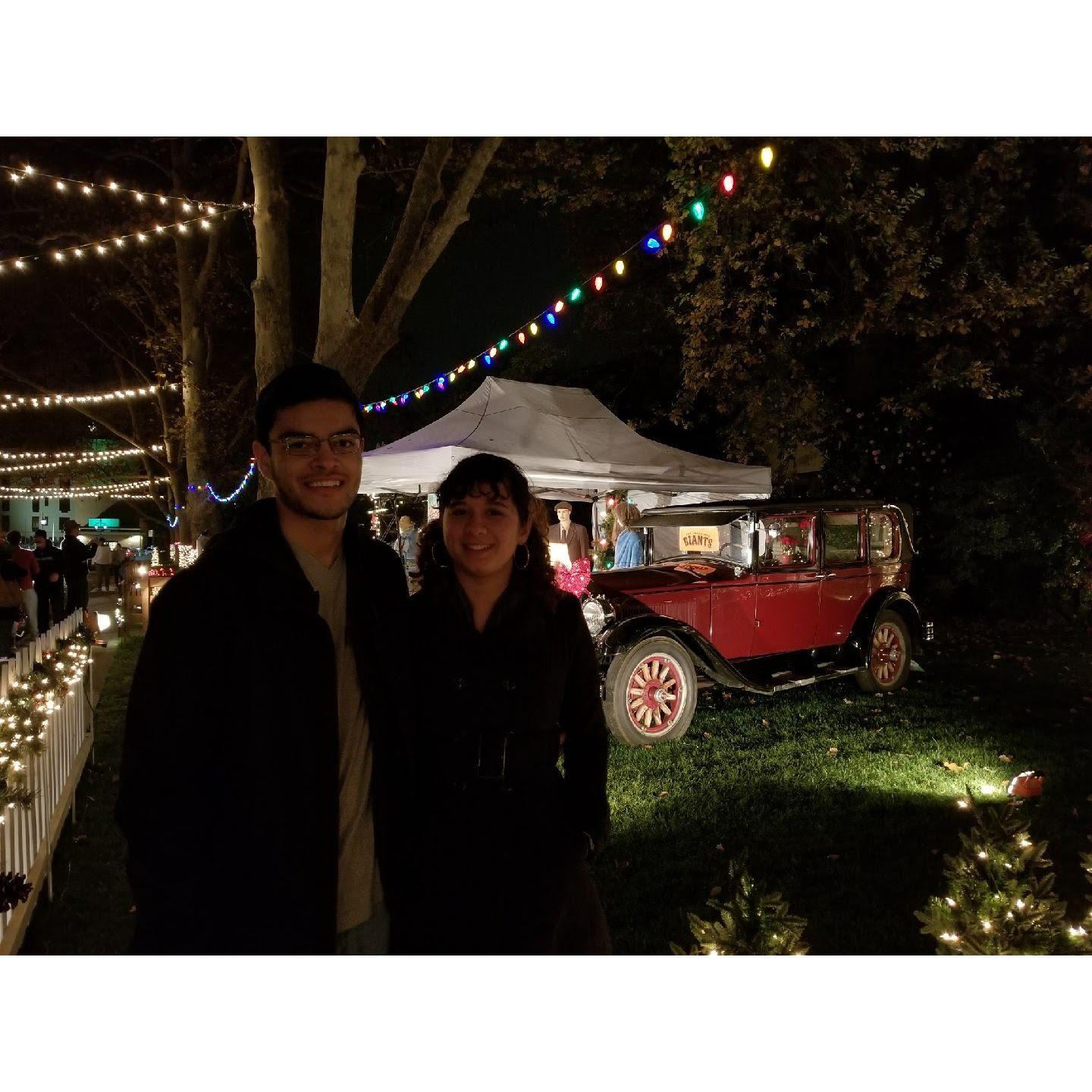 Our first photo together