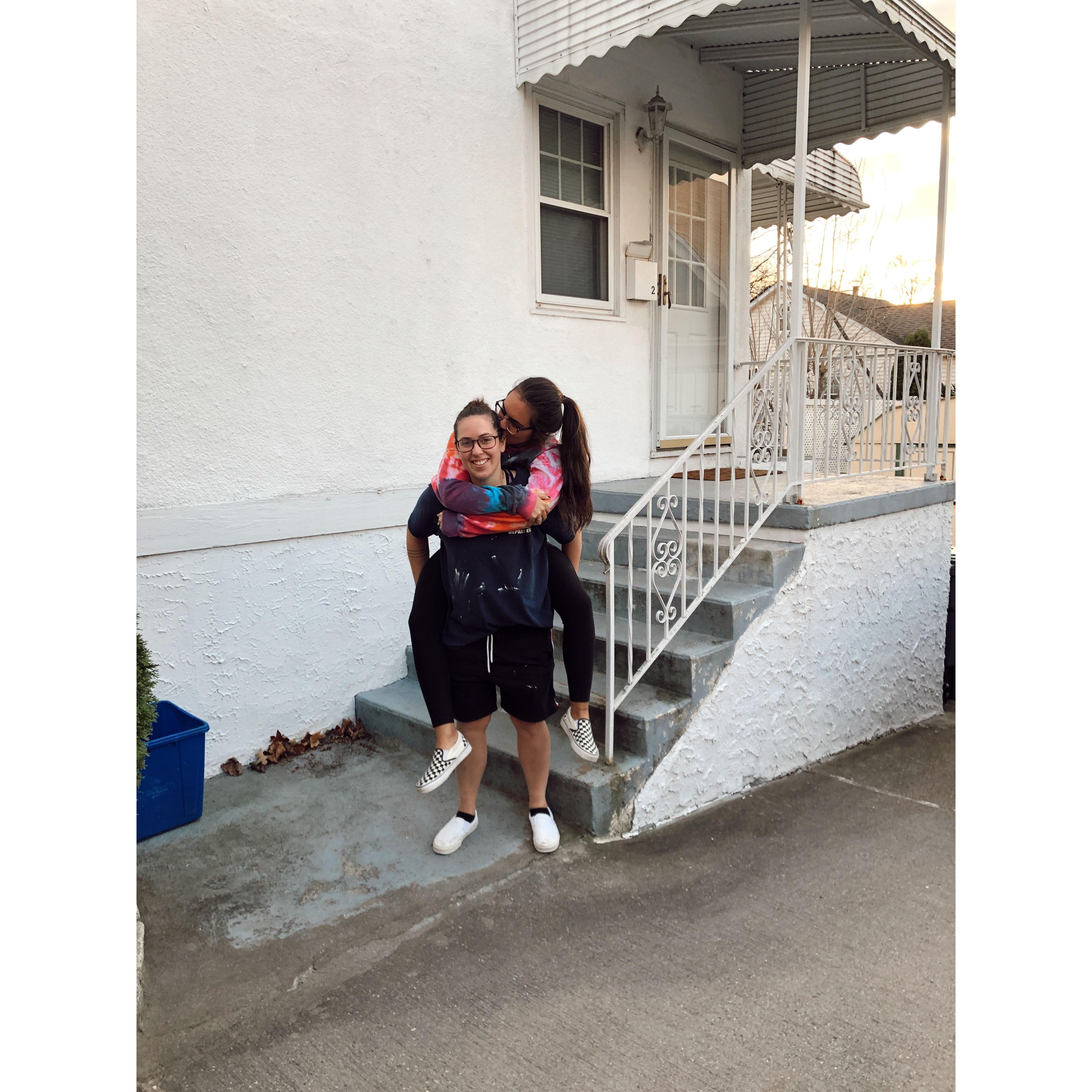saying goodbye to our first apartment