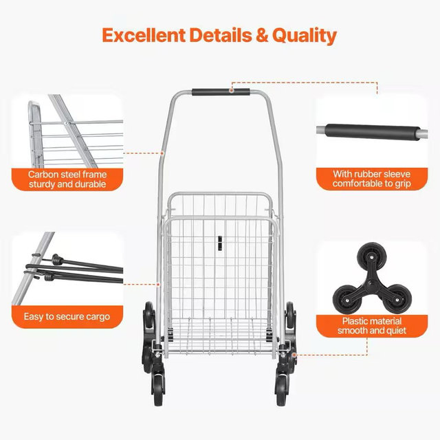 Stair roll up cart