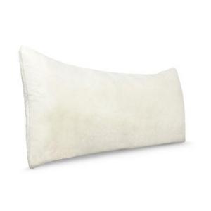 Faux Fur Body Pillow Cover White - Room Essentials™