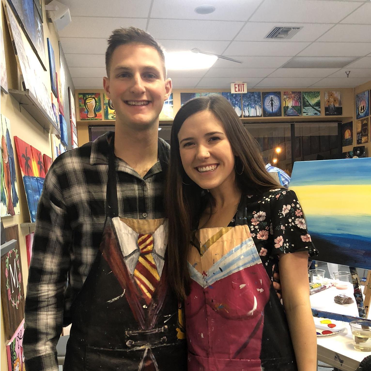 First date night as an engaged couple! yay!
