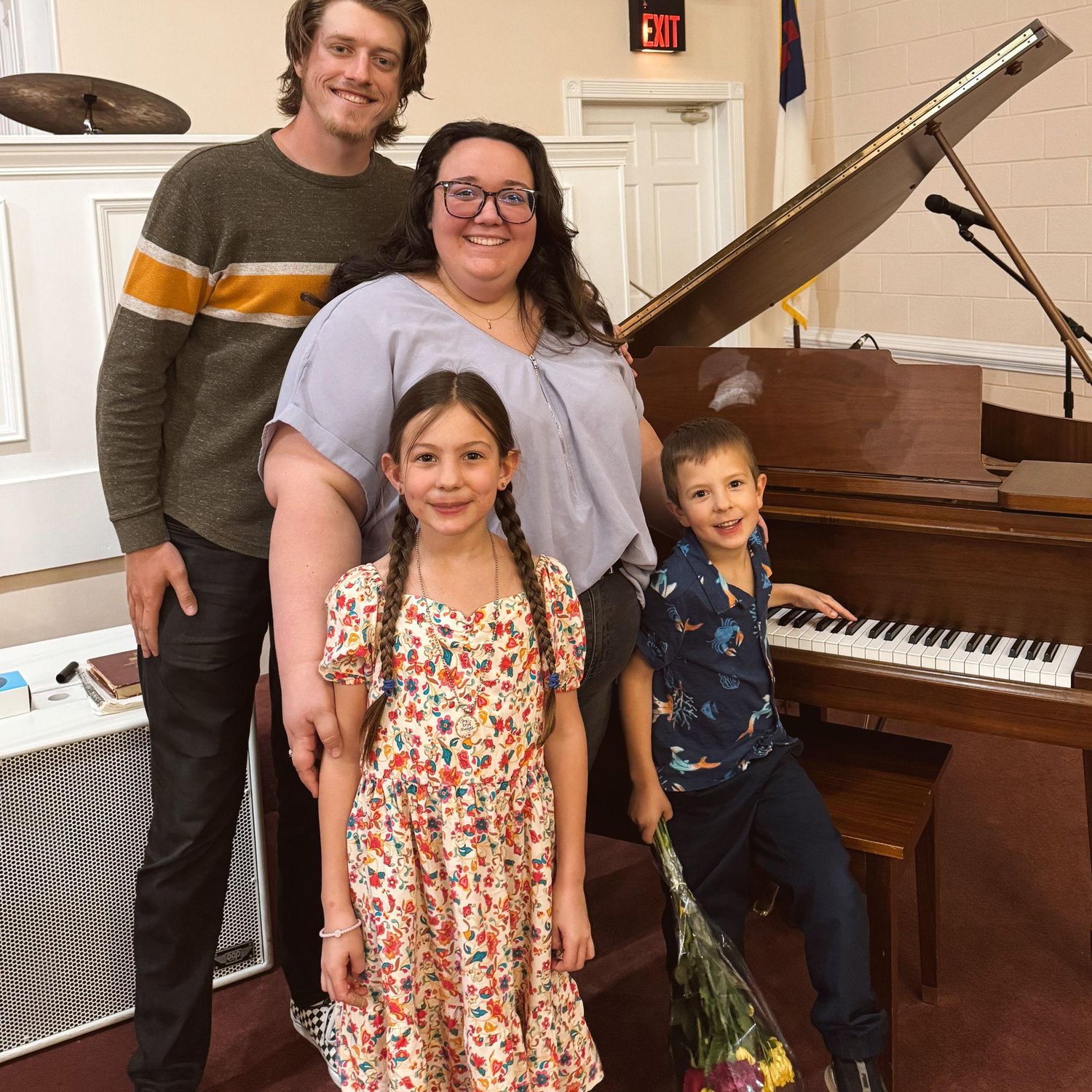 Abigail and Gerald's first piano recital!