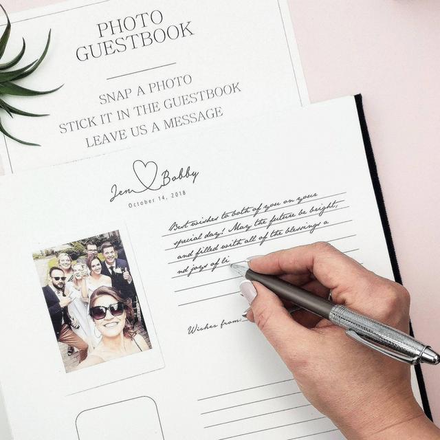Wedding Guest book - see notes for personalization (Etsy)