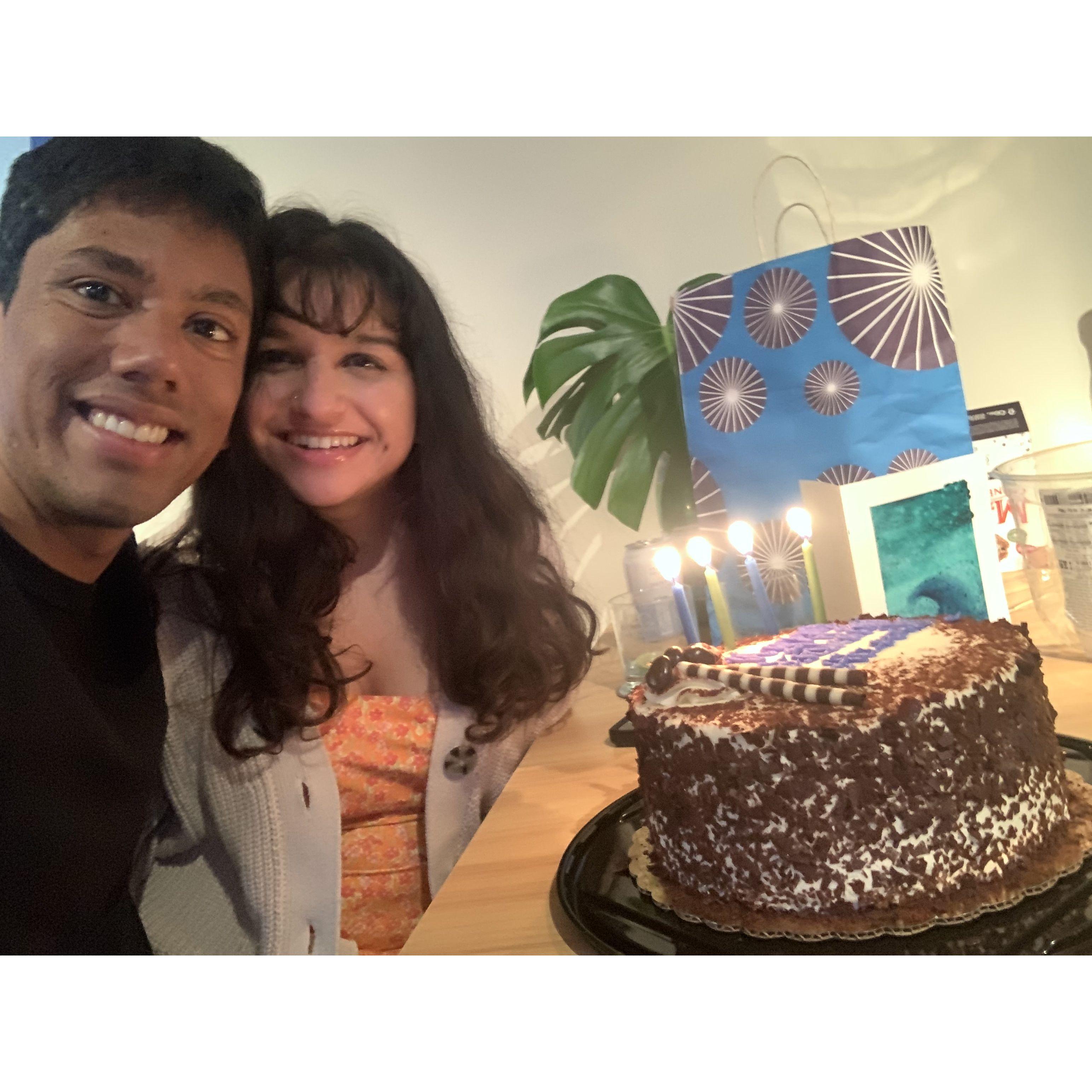 Prianka and Akaash celebrate Akaash's 29th Birthday together!