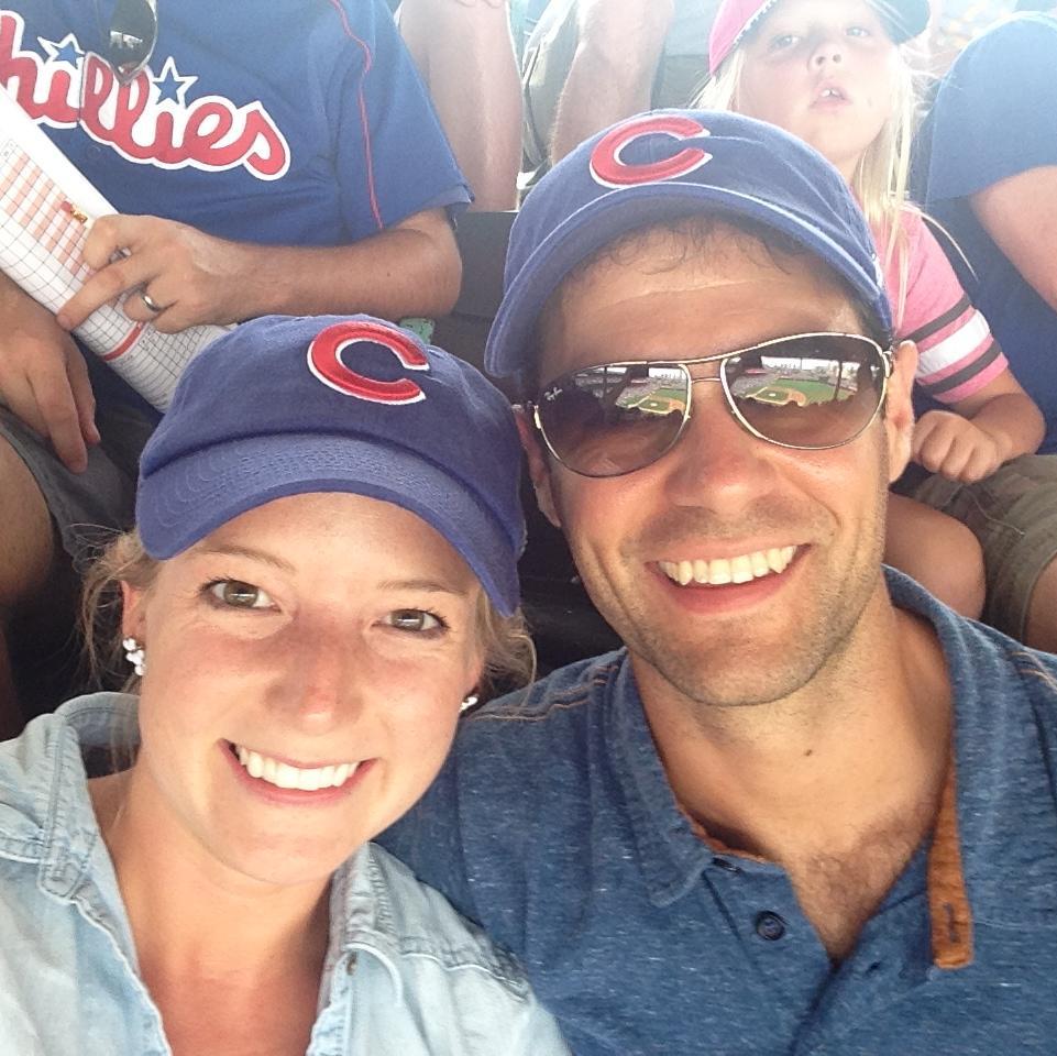 Wrigley Field in Chicago for our first Cubs' game