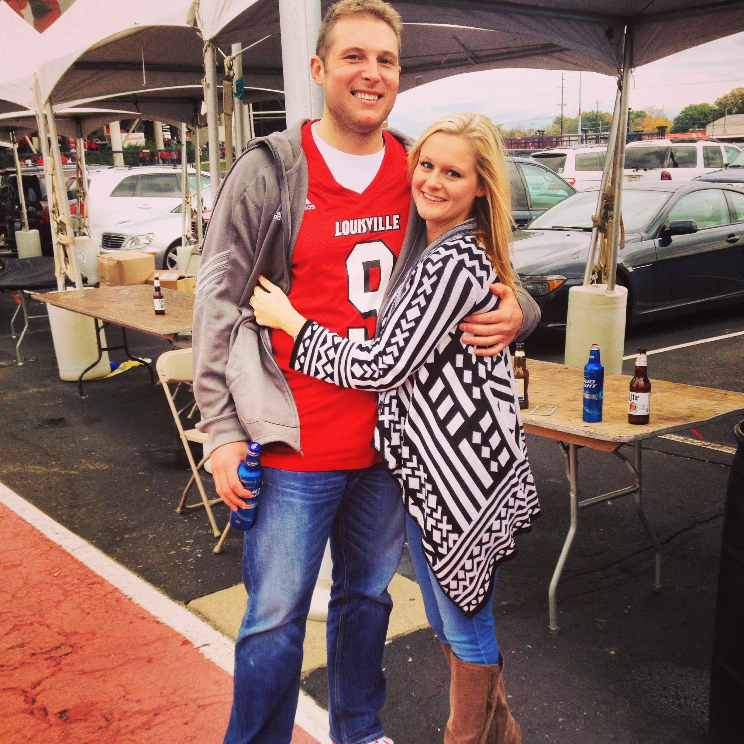 Our first UofL football game
