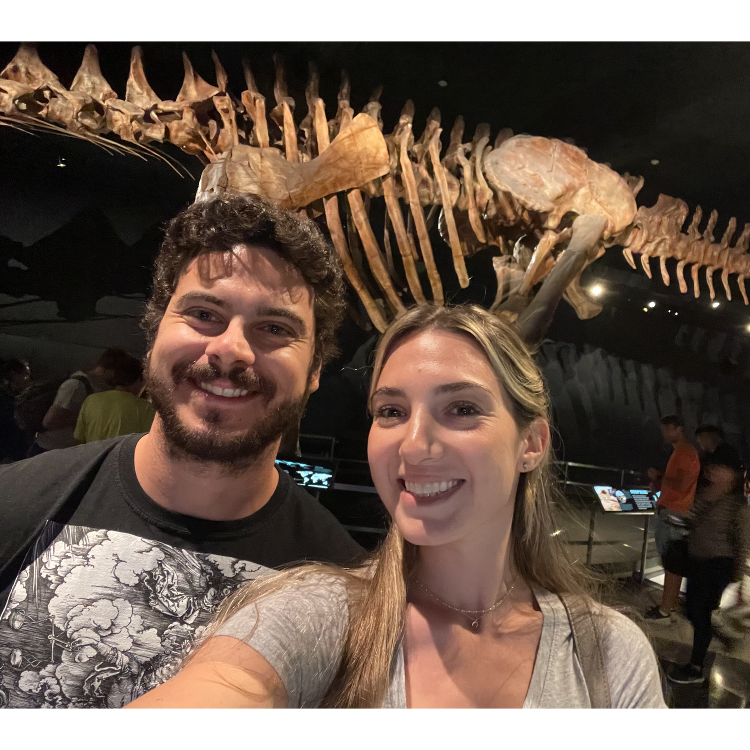 November 2022- They visited the Museum of Natural History, where Michael got to share his love of dinosaurs with his future wife