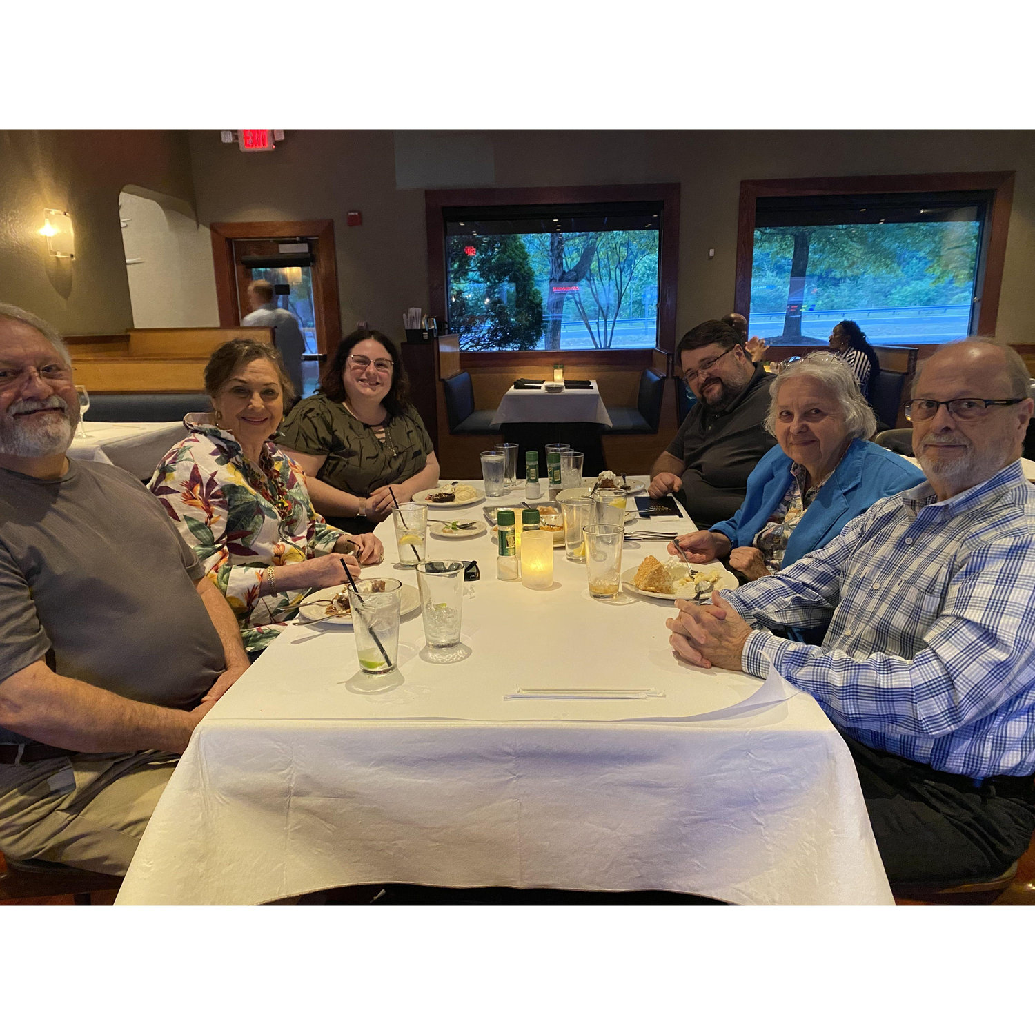Dinner with the Smith family, June 2023