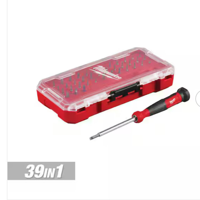 Milwaukee 39-in-1 Precision Multi-Bit Screwdriver 48-22-2935