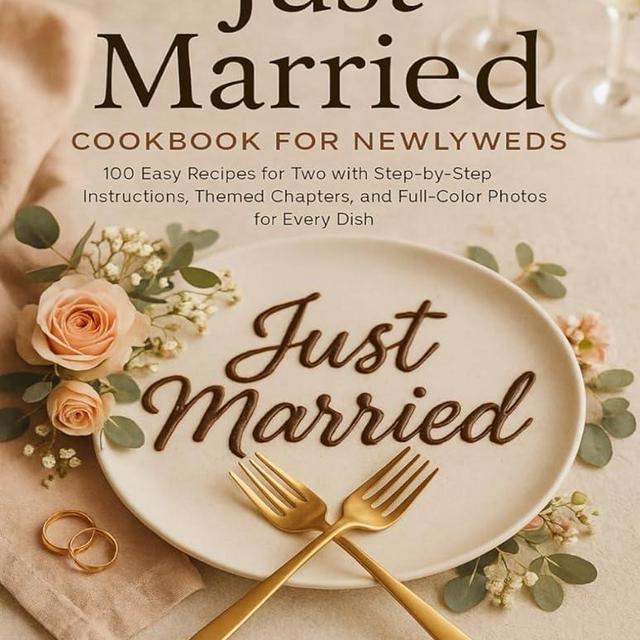 Just Married - Cookbook for Newlyweds: 100 Easy Recipes for Two with Step-by-Step Instructions, Themed Chapters, and Full-Color Photos for Every Dish