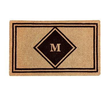 Diamond Personalized Doormat; Up to 3 Letters