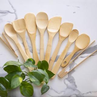 Burnished Bamboo 11-Piece Utensil Set