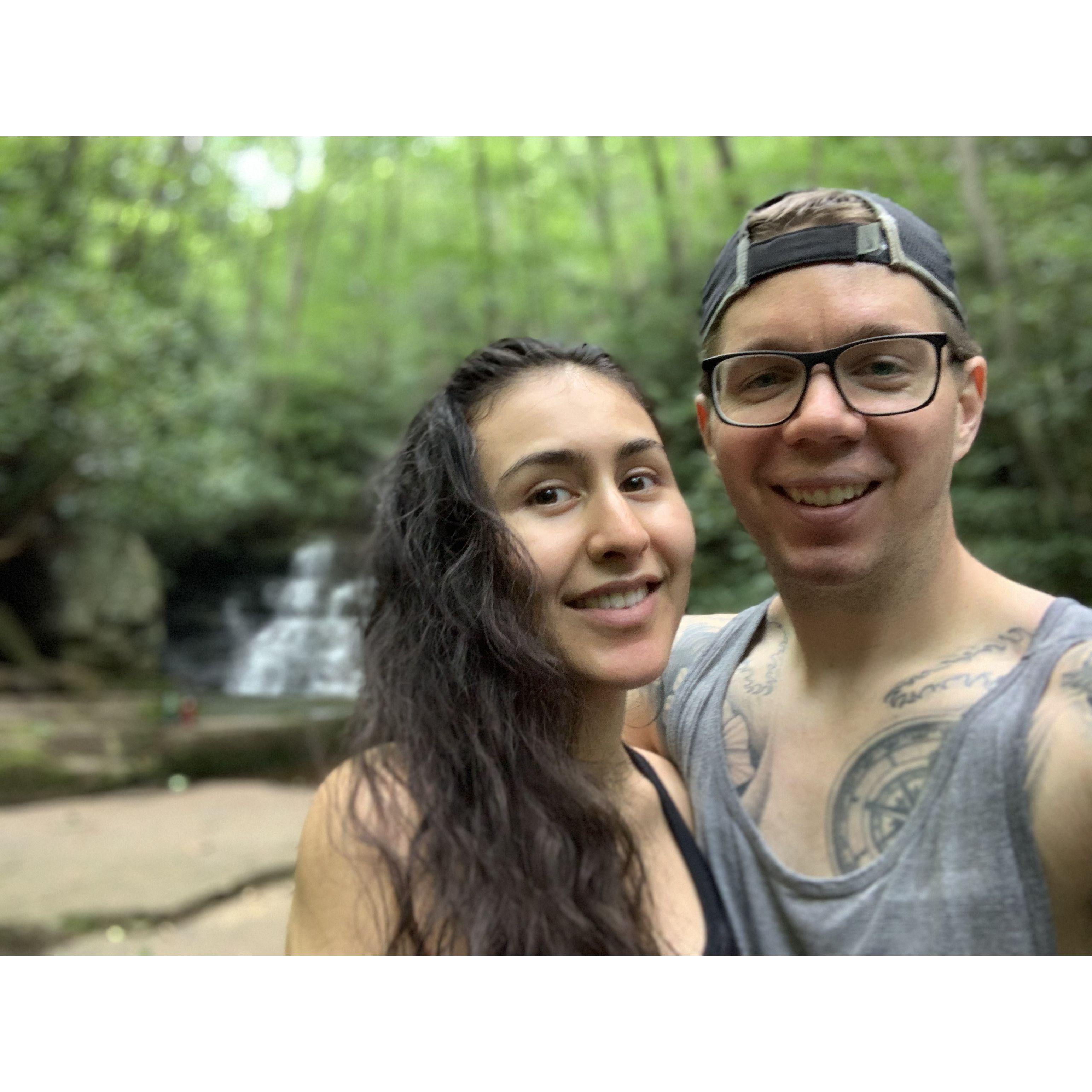 Hiking Mill Creek in Narrows, VA for the first time - Summer 2019
