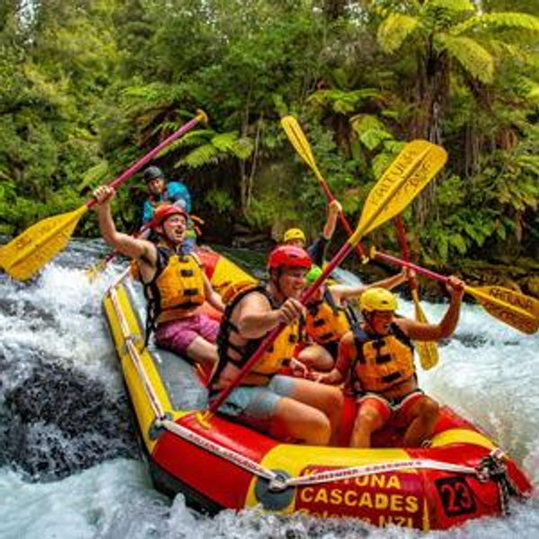 Whitewater Rafting the Kaituna Cascades