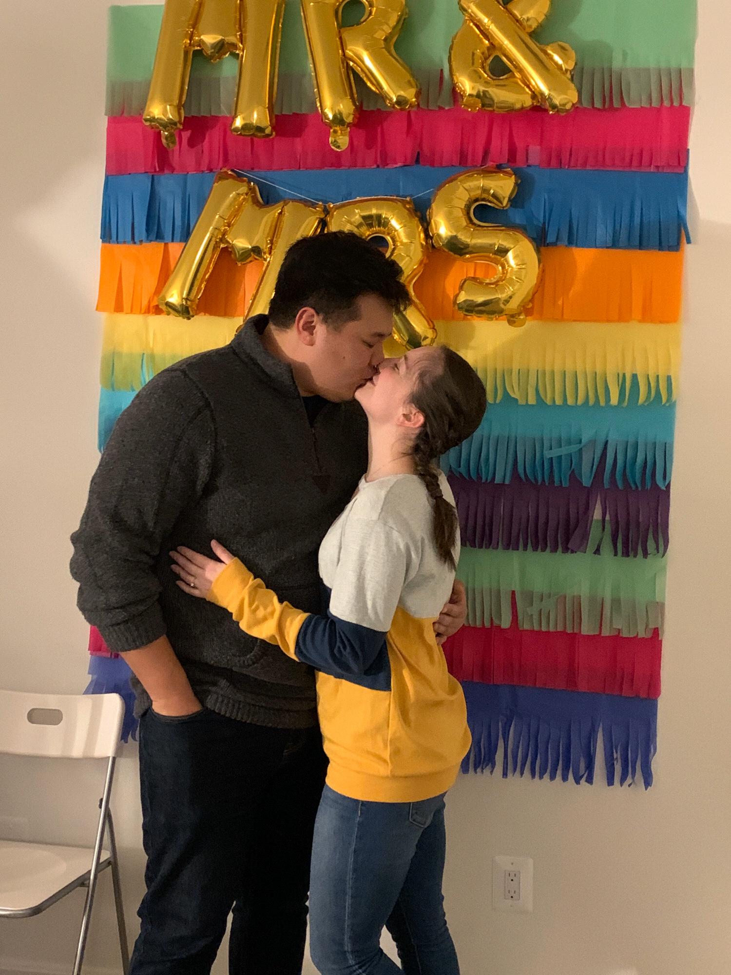 When our friends threw an AWESOME engagement party for us!