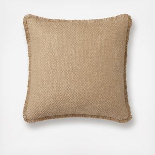 Burlap Throw Pillow