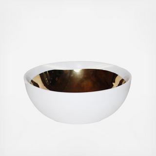 Dauville Porcelain Gold Glazed Bowl Set