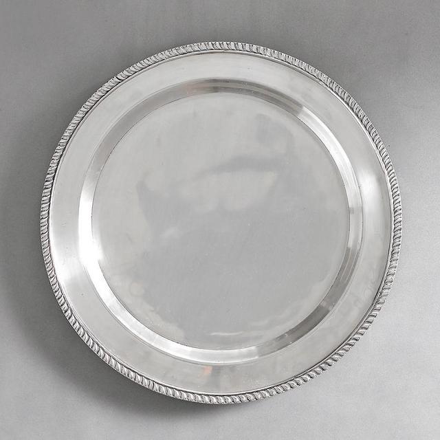 Antique Silver Charger