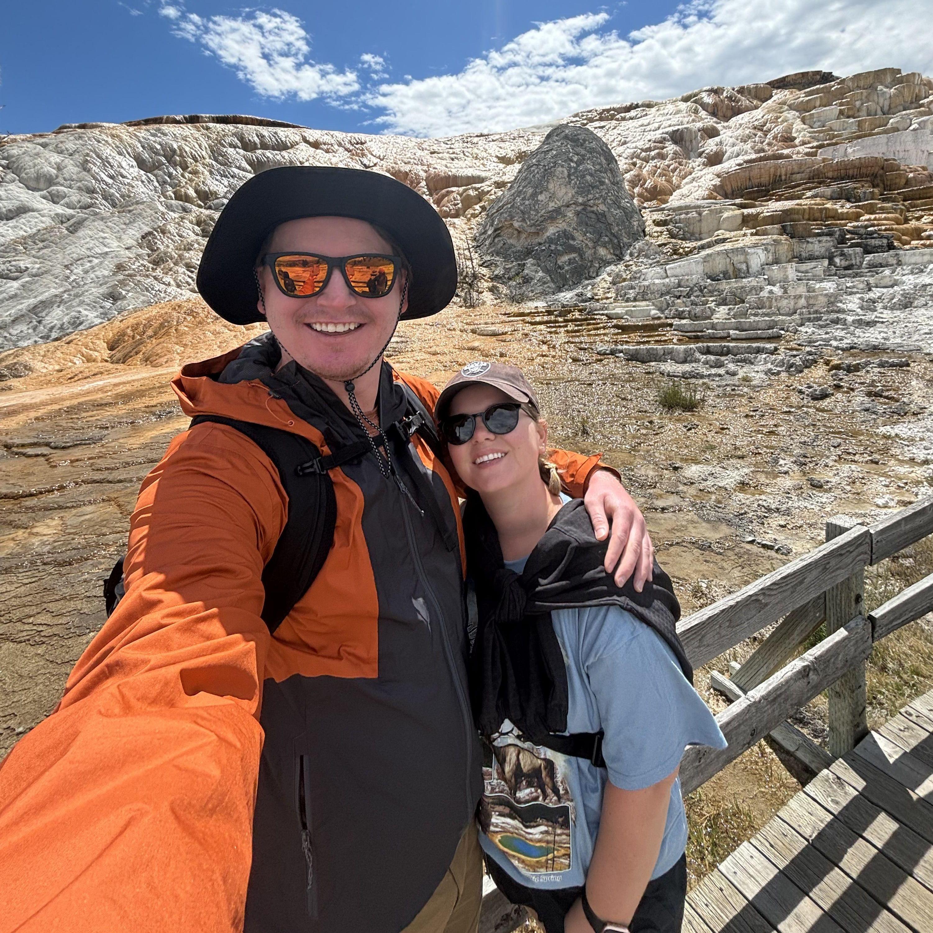 Visiting Mammoth Hot Springs in Yellowstone National Park