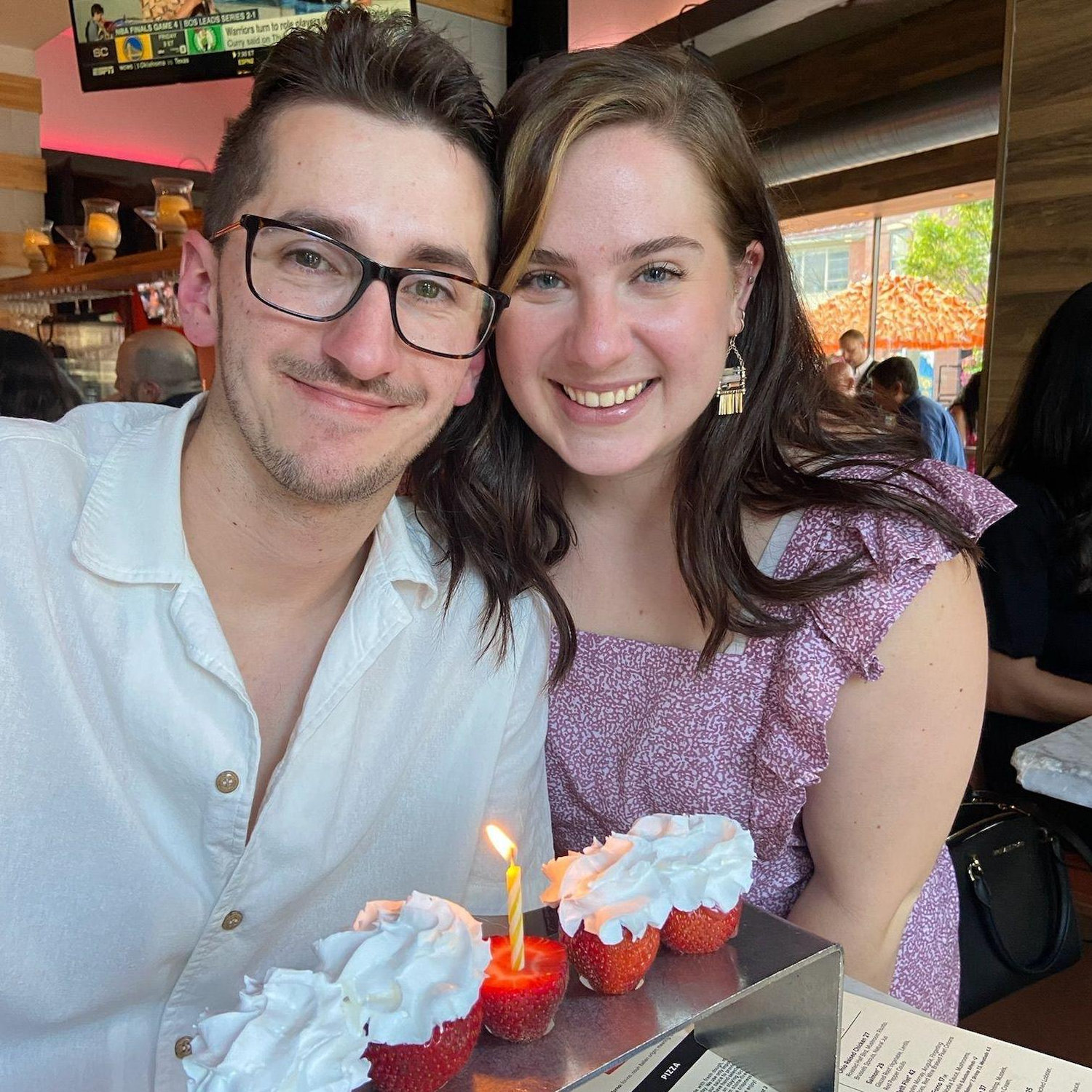 Matt's birthday in 2022. Despite the many birthdays they've celebrated together, Liz reminds him everyday that his brain won't be fully developed for at least a few more years.