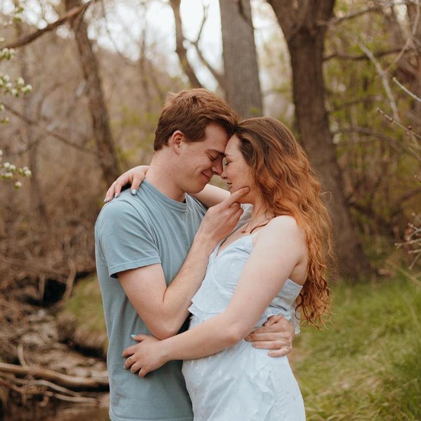 Ruthie's senior photos, with the best hype man ever! He had to get in some pictures!