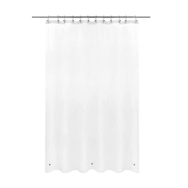 Frosted Shower Curtain Liner - Premium PEVA Shower Liner for Bathroom, BPA & PVC Free, No Chemical Smell, Lightweight Shower Curtain with 3 Magnets, Metal Grommets - Frost, 71X72