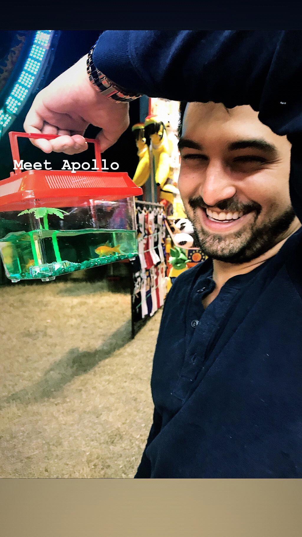 Tyler’s first fair and our first fish, Apollo. We were told if we could keep our carnival fish alive for more than a month we were ready to be parents. Apollo is 6 months and has a new friend, Hilde