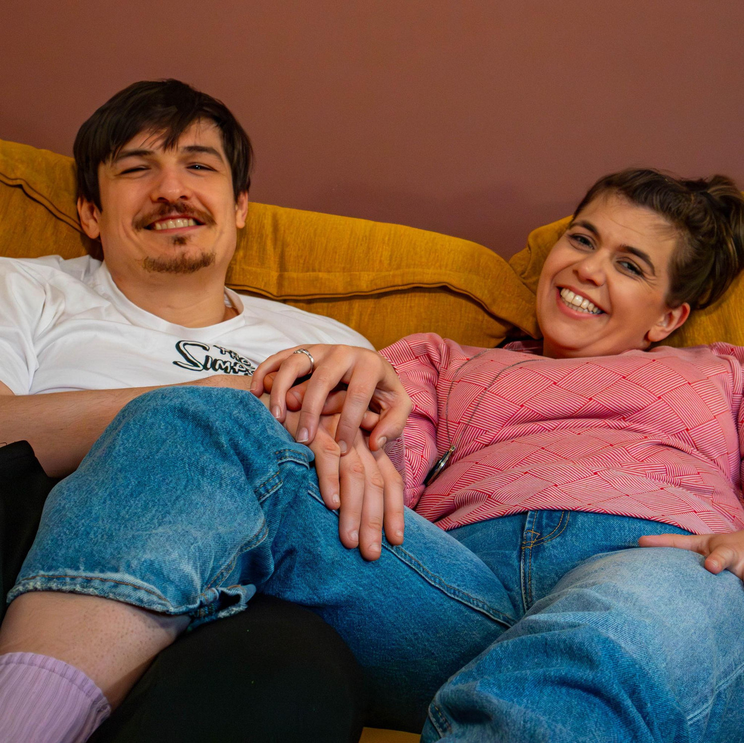 If you call in the evening, more often than not,  you'll find us chilling on the sofa!