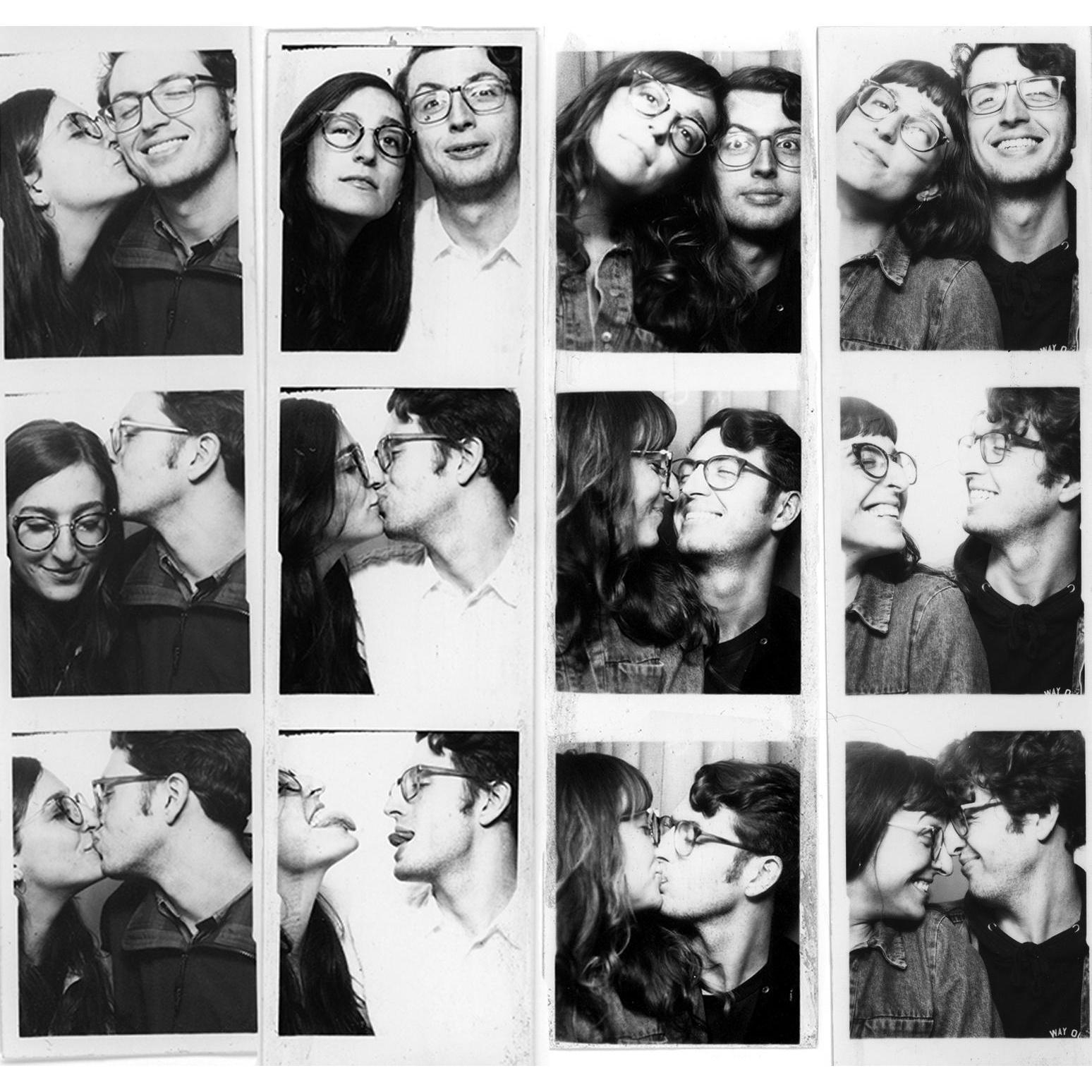 Various photobooths throughout the years