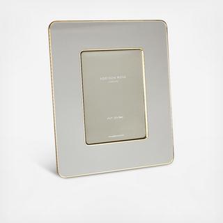 Enamel Gold Edged Studio Photo Frame