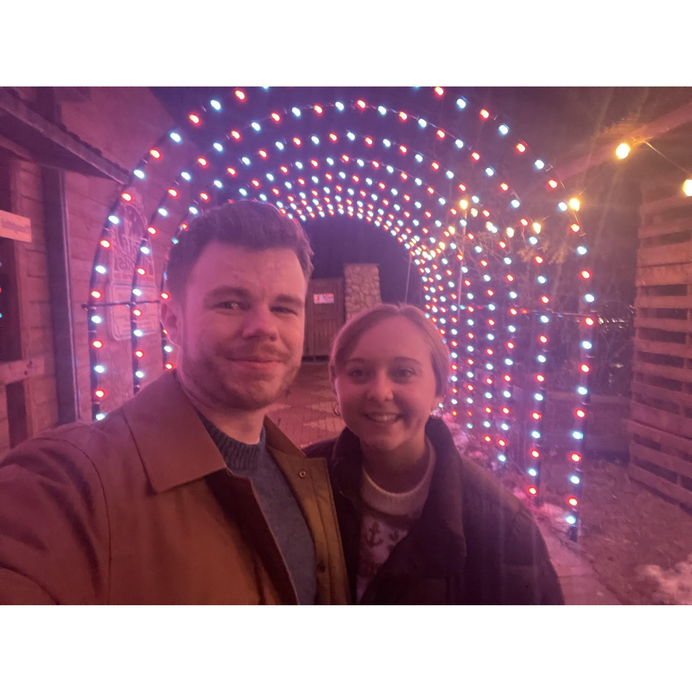 Another zoo night for Electric Safari! We just love the zoo! 🦓🎄✨