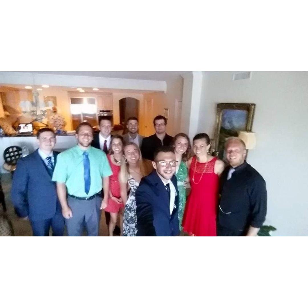The Crew in Florida for Anna (Flynn) Sharpe's wedding; June 20, 2015.