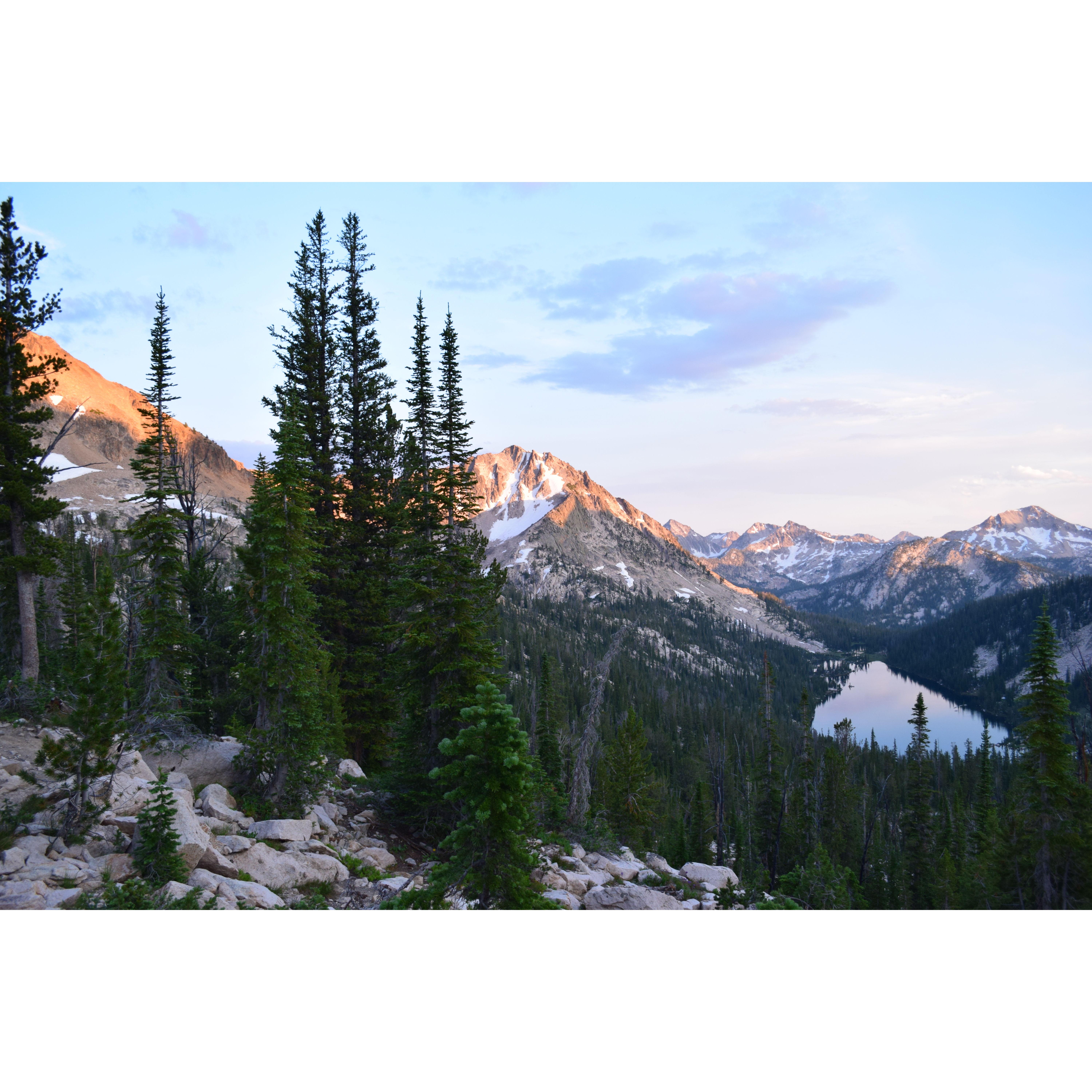Hidden Lake in the Sawtooths