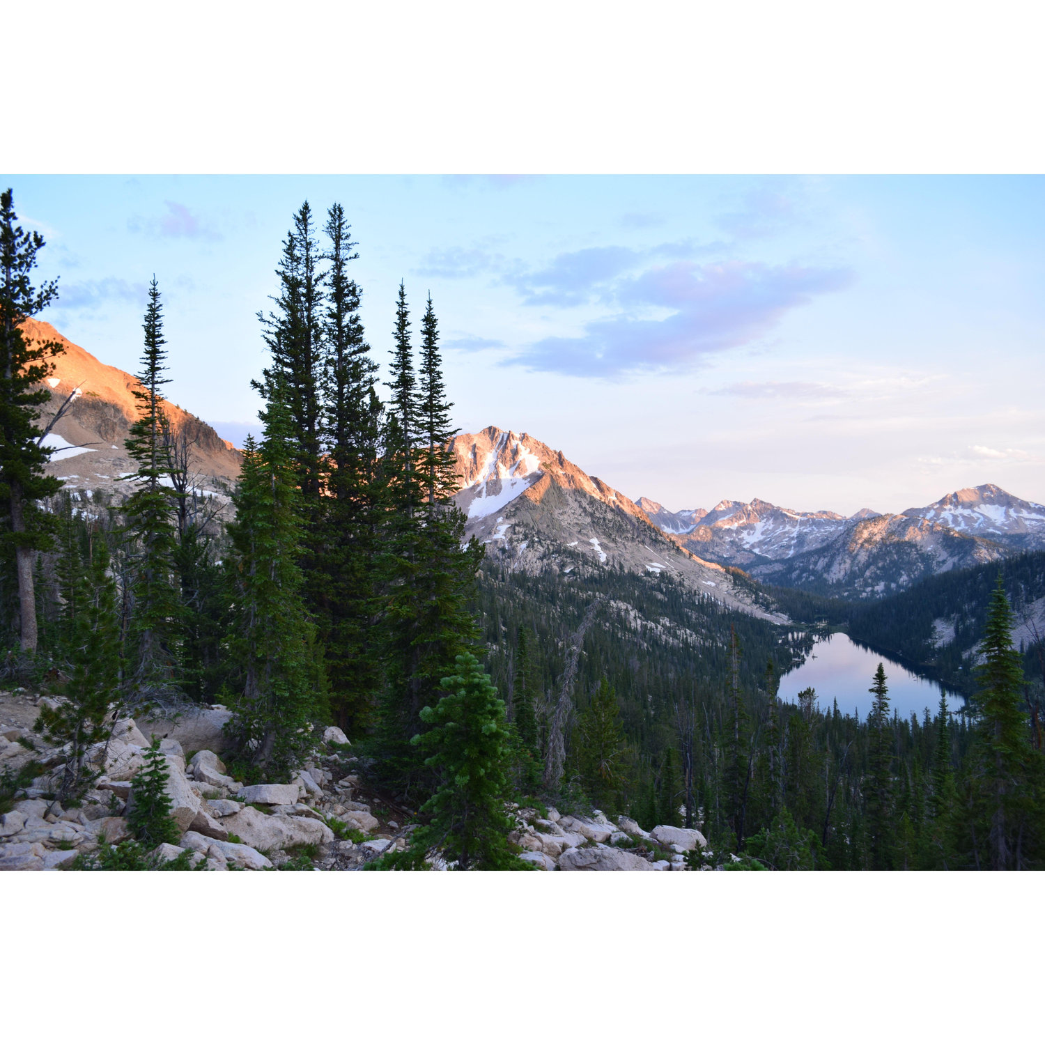 Hidden Lake in the Sawtooths