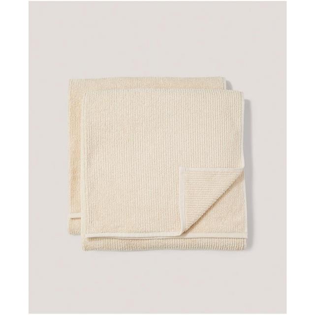 Organic Cotton Spa Rib Bath Sheet 2-Pack