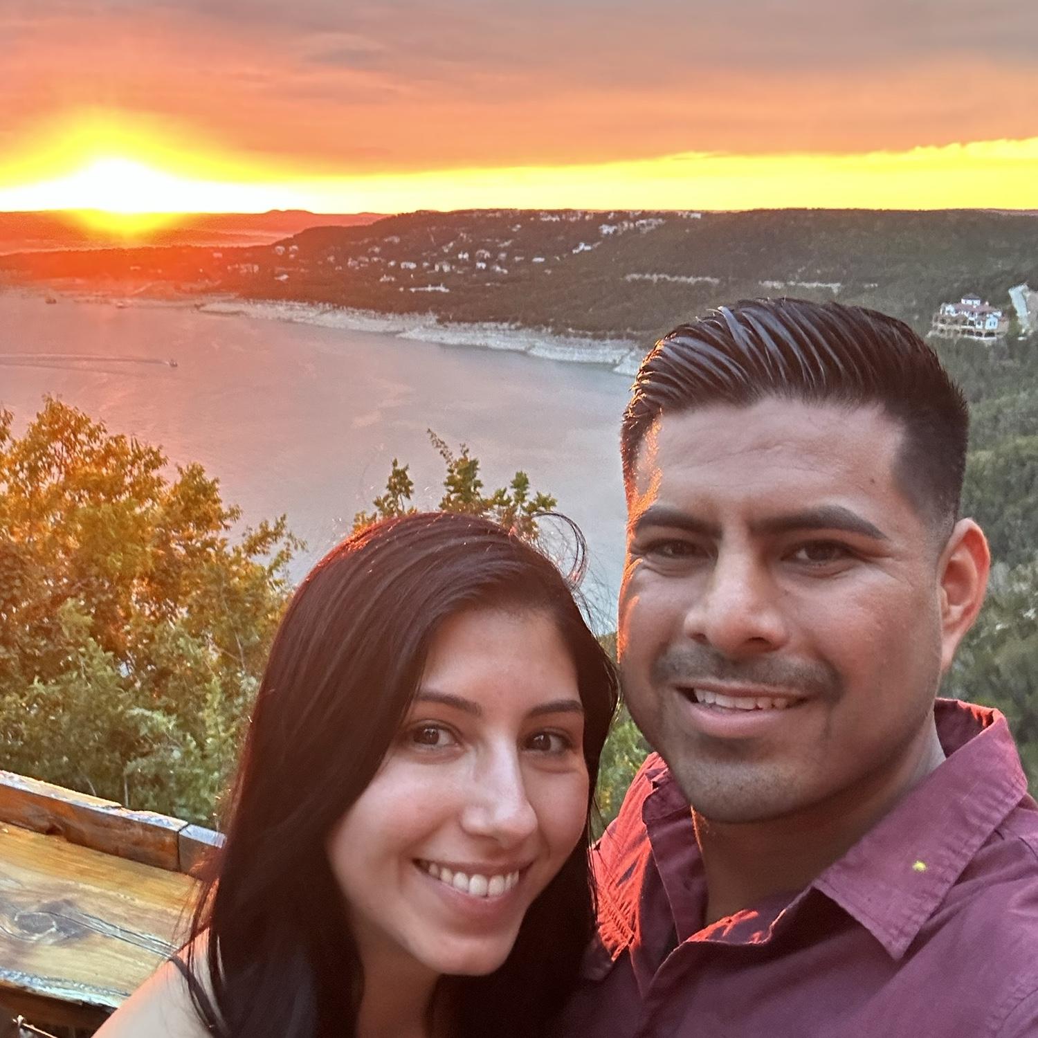 Catching sunsets together - Lake Travis, Austin, TX.