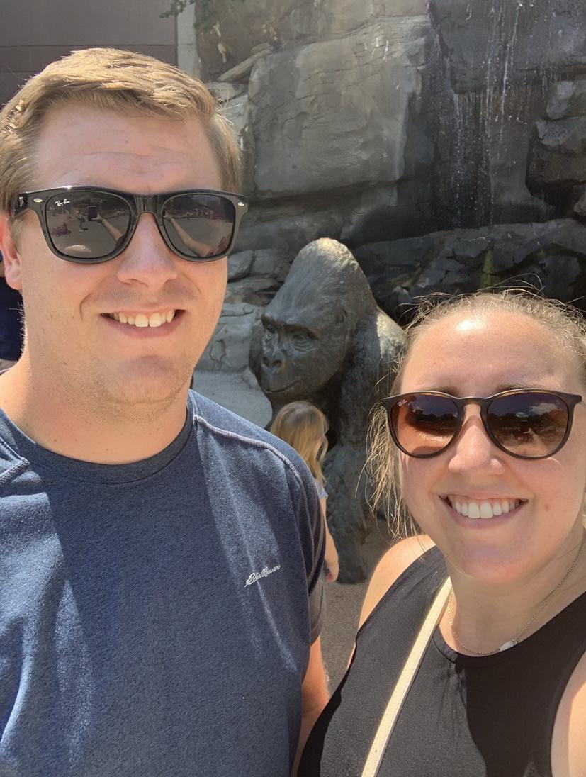 Tayler moved to Omaha, NE during summer 2019. First stop - the zoo! The gorilla statue to be exact.