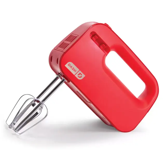 Dash Go SmartStore Hand Mixer in Red