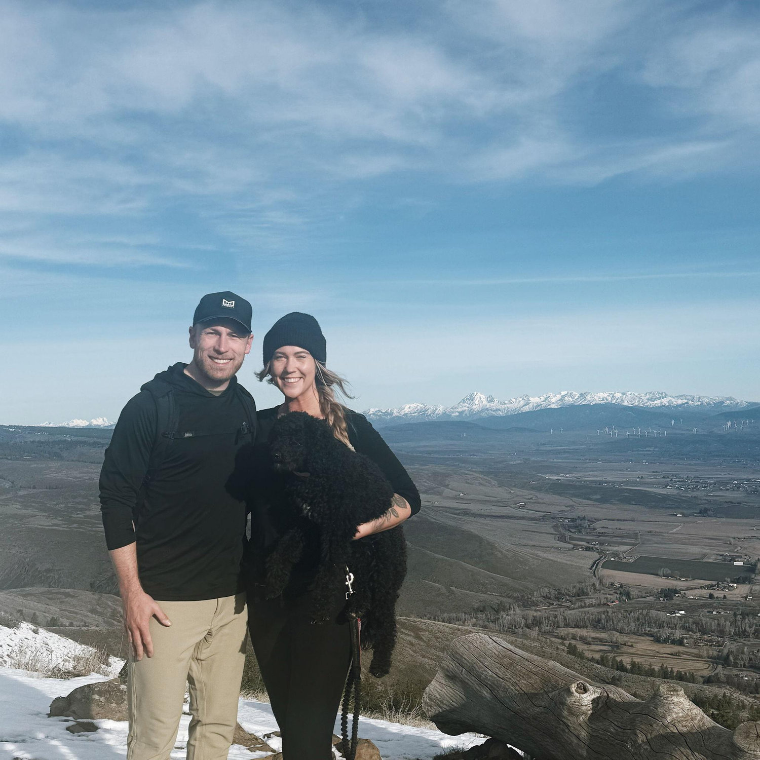 Showing Luke our favorite hike in Ellensburg
