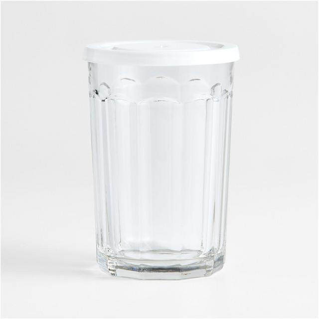 Large 21-Oz. Working Glass with Lid