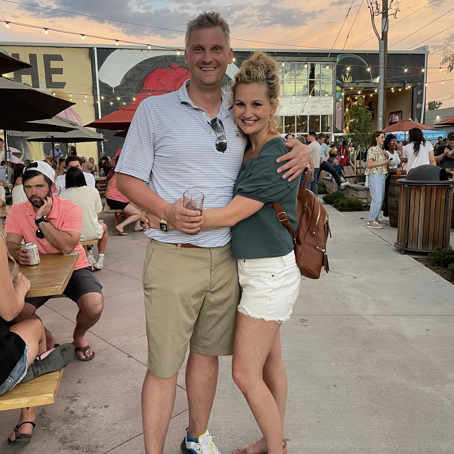 Our first photo together!