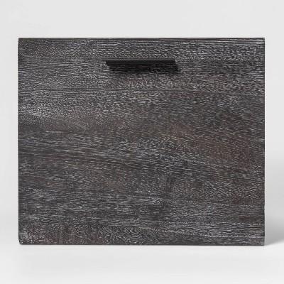 Large Decorative Dark Wood Crate Black 11"x14" - Project 62&#153;