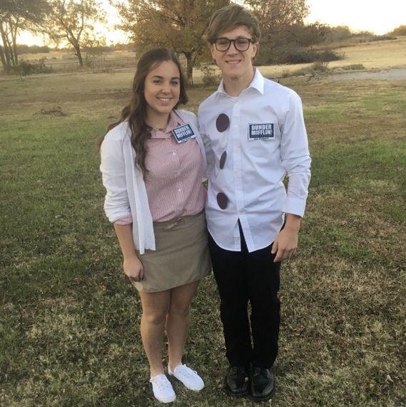 Jim and Pam for Halloween!