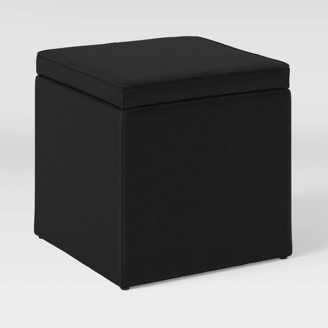 Storage Ottoman Black - Room Essentials™
