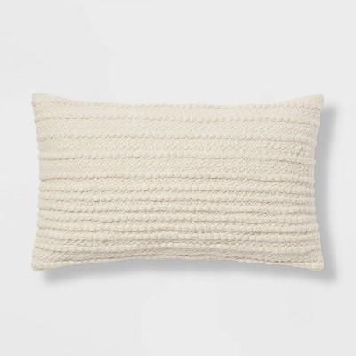 Oversized Textured Solid Throw Pillow - Threshold™