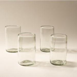 Set of 4 - Clear - Recycled Handblown Glassware | East Fork